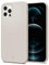 CYRILL by Spigen Basic Silicone Compatible with iPhone 12 / iPhone 12 Pro, Slim Soft Protection with Microfiber Lining inside Protective Case Cover for iPhone 12/ iPhone 12 Pro (2020) - Stone