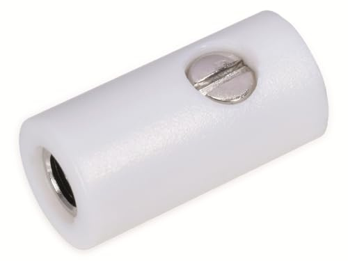 N/A Modellbahn Muffen 2.6 mm 10 St. ohne Querloch Weiß 07724