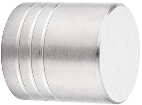 SOTECH Möbelknopf BRISTOL Ø 25 mm Höhe 28 mm Edelstahl gebürstet Edelstahlknopf Schubladengriff
