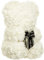 Ourson en Roses Artificielles 25x16 cm – Ourson Décoratif en Fleurs de Soie, Cadeau Romantique pour Saint-Valentin, Anniversaire, Mariage – également Disponible avec Un Coffret Cadeau - Beige
