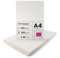 Netuno 100 Blatt Bastel-Pappe Creme-Weiß DIN A4 210x 297 mm 1,40 mm 580g Holzpappe zum Basteln Bierdeckel Bierfilze selbst gestalten Finnpappe basteln Buchbinderpappe Fotoalben Passepartouts