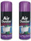 [2X 400ml] Compressed Air Duster Spray Can Cleaner Electronics Keyboard with Extendable Straw