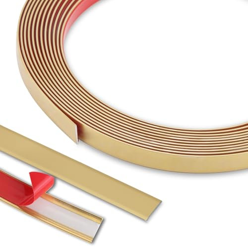 Flexible Formgebung und Bodenverkleidung | Abziehen und Aufkleben | Decken, Wand, Spiegel, Eck, Kleiderschrank, Schrank und Autoverkleidung, 5m x 2cm