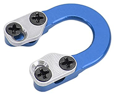 VBESTLIFE Bogenschießen Compoundbogen D Loop,Bogenschießen D Loop Compoundbogen Metall D Loop mit Schraubendreher Jagd Schießziel Zubehör(Blau)