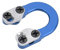 VBESTLIFE Bogenschießen Compoundbogen D Loop,Bogenschießen D Loop Compoundbogen Metall D Loop mit Schraubendreher Jagd Schießziel Zubehör(Blau)