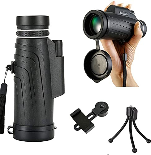 WANWEN Teleskop-Monokular-Teleskop 4K 300 x 40 mm Nachtsicht große Okulare Fernglas Starke Zoomfähigkeit Spektive Hochleistungs-Smartphone-Halterung für die Vogelbeobachtung Little Surprise