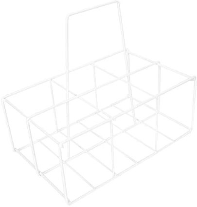 Zerodeko Portable Milk Bottle Holder Iron Craft Design Handle for Easy Carrying for Kitchen Storage and Beer Bottle Display