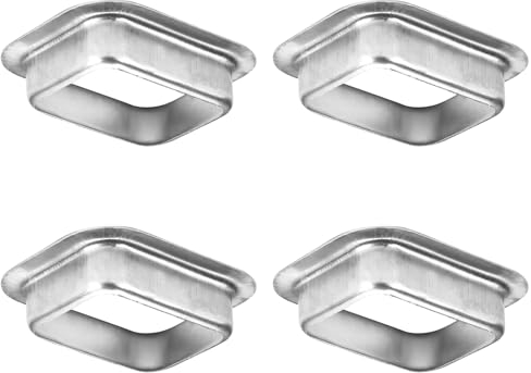 VYH Regenrinne, Fallauslauf, Aluminium, K-Stil, 5,1 x 7,6 cm, 4 Stück