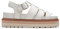 Clarks Orianna Twist Leather Sandals In Off White Size 6