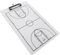 Milisten Basketball-taktiktafel Basketball-klemmbretter Basketball-trainingstafeln Basketball-Geschenke Strategietafel Büro-klemmbrett Basketballspiel-schreibtafel Schmücken PVC Tragbar
