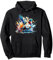 Lustiges Aquarell-Rugby-Ente: Ente und Rugby-Liebhaber Kunstwerk Pullover Hoodie