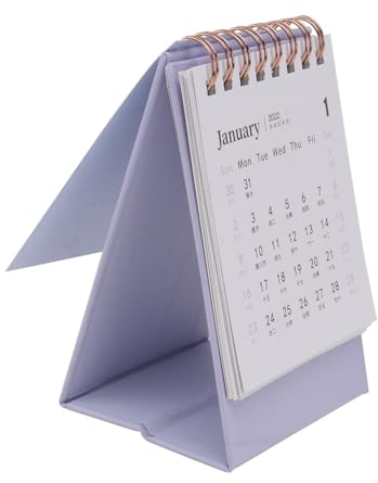 NUOBESTY 3 Stücke 2021 Kalender Kreative Desktop Dekoration 2021 Schreibtisch Kalender Memo Papier Solide Platzsparende Büro Werkzeug