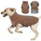 Hjumarayan Hundemantel Warm Große Hunde, Winter Mantel Hund mit Geschirr Offnung, Wintermantel Gefüttert für Golden Retriever, Labrador, Schäferhund (Braun 3XL)