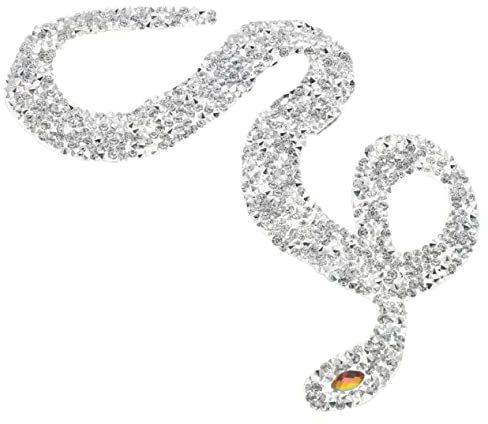 PHENOFICE Schlangenartige Bestickte Flicken Für Kleidungsstücke Multifunktionale Nähflicken Zum Dekorieren Und Reparieren DIY-Flicken Aus Hochwertigem Material Mit Schmelzkleber Der Rückseit