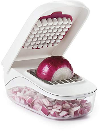 Vegetable Chopper, Plasic Vegetable Cutter, for Cutting Vegetable Fruit | Vegetable Chopper, Onion Vegetable Cutter, Kitchen Tools for Cutting Vegetables and Fruits