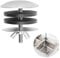 1 Pc Sink Hole Cover Stainless Steel Sink Tap Hole Cover Hole Blanking Plug Steel Kitchen Sink Tap Hole Blanking Plug Plate Cover Stopper for Sink Bathroom Kitchen Overflow (5-30mm)