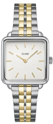Cruz La Tétragone Montre pour femme, Argent Or Coconut Milk CW10313, lait de coco, Type de bracelet, Lait de coco, Type de bracelet