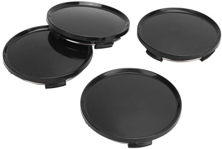 4 Stück 6 M Stilvolle Radnabenkappen – Schlagfeste Auto-Felgenkappen mit Metallklemme für Verbesserten Fahrzeugschutz