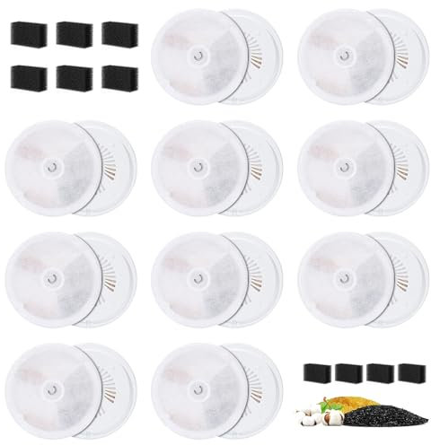 ATSGJLZN Cat Fountain Filter for Petkit Eversweet Solo SE/Solo 2/3 Pro/3/2s Cat Drinking Fountain, Drinking Fountain Filter with Quadruple Filter System 3.0 Replacement Filter 10 Pump Sponge Pack of