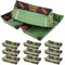 PRETYZOOM 10 Pièces Bol à collation de football bol de football décorations de football Plateau de collations football de rugby vaisselle de football pour le jour du match plateau de foot