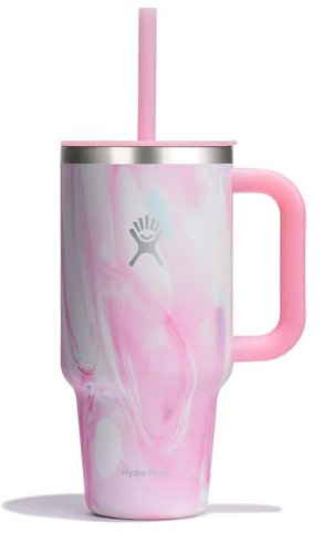 Hydro Flask Gobelet de voyage Rose gelée LE 946 ml