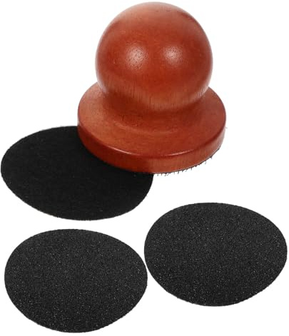 JUMPLAWN Feilen für Hundekrallen Nagelfeile für Haustiere Handliche Krallenfeile aus Holz Katzenkrallenpflege Ergonomischer Holzgriff Reinigbare Hundekrallenfeile Sicherheits-feile