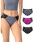 Neione Damen Periodenunterschwäsche Periodenslip Menstruation Unterwäsche Perioden Unterhosen mit Spitze Frauen Postpartum Hipster 3er Pack Gorthix S