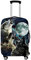 Elastisch Kofferhülle, DOTBUY 3D Reise Kofferschutzhülle Gepäck Cover Reisekoffer Hülle Schutz Bezug Schutzhülle Waschbare Reisetasche Kofferbezug (Wolf,XL (30-32 Zoll))