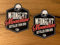 #746 / 2X Aufkleber Moonshine 9,5x8cm Schwarzbrenner Old School Oldtimer Vintage Retro Sticker Auto Motorrad Hot Rod USA V8