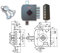 Potent 495/S Serratura Pompa Triplice S/A Sx