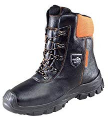 Leder Schnittschutzstiefel SSK 1 ECO-Hunter Basic Lederstiefel Forststiefel