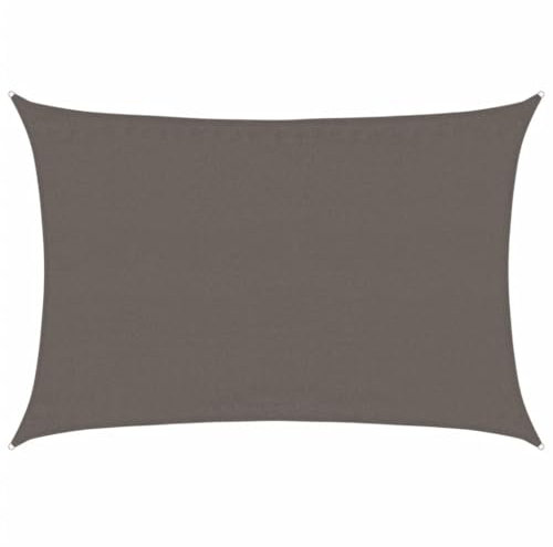 vidaXL Sonnensegel Sonnenschutz Windschutz Sonnendach UV Schutz Sonnenschutzsegel Schattenspender Garten Terrasse Balkon 160g/m² Anthrazit 3,5x5m HDPE
