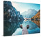 PICANOVA – Bild auf Leinwand Dolomites Bergsee Pragser Wildsee 100x75cm Leinwandbild – Premium Leinwanddruck – Wandbild Kunstdruck Auf 2cm Holz-Keilrahmen Wohnzimmer Wanddekoration – Berge