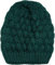 styleBREAKER Damen Strick Beanie Mütze mit Bubblemuster, Einfarbige Winter, Raspberry Pattern Strickmütze 04024193, Farbe:Dunkelgrün
