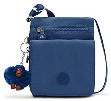 Kipling Herren New Eldorado Umhängetasche, Zartblau