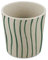Koziol CONNECT CUP S MONSTERA STRIPES Becher 190ml 4er Set nature desert sand 1454700