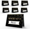 Segnaposto Riservato Elegante - 40 Cartoncini Segnaposto Tavolo Nero Oro - Decorazioni Eventi