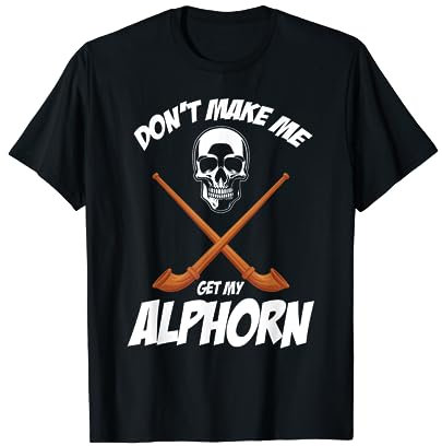 Holen Sie sich mein Alphorn von Alpen Musikinstrument in der Schweiz T-Shirt