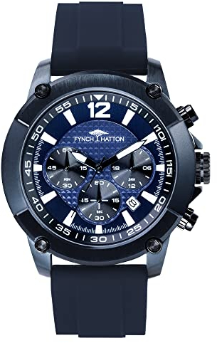 Fynch-Hatton Uhrenarmband FHT-0007-PC Edelstahl Blau