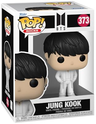Funko Pop! Rocks: BTS - Jungkook - Jung Kook - Vinyl-Sammelfigur - Geschenkidee - Offizielle Handelswaren - Spielzeug Für Kinder und Erwachsene - Music Fans - Modellfigur Für Sammler und Display