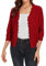 MINTLIMIT Women Cardigans Sweaters 3/4 Sleeves Sweater Casual Knitwear Tops Size 12 14 (R-Red M)