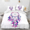phonxia Parure de lit 220x240 Adulte Attrape-RêVes Violet Housse de Couette 2 Personnes, Housse de Couette 220x240 avec Fermeture Éclair Ultra Doux Microfibre Literie et 2 Taies d'oreiller 65x65…