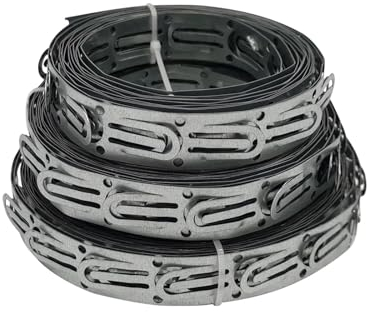DAVBIR 1-10m Stainless Steel Cable Tie Metal Floor Heating Cable Straps For Roof and Gutter Heating Film Connector Accessories perfection (Color : 9M)