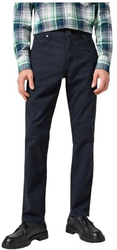 Wrangler Men's Greensboro Pants, Dark Navy, 33/32
