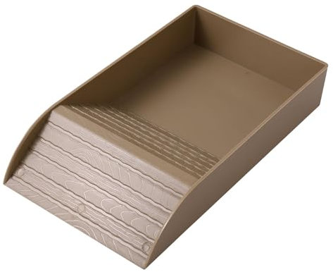 MagiDeal Bassin d'eau, Baignoire pour Reptiles, Plat d'habitat pour Tortues, Facile à Nourrir, Exercice, Boîte d'élevage, 30,5x14,8x5,8cm