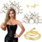 MILIAFLICK Medu-sa Kopfschmuck Medu-sa Kostüm Damen Karneval Haarschmuck Schlangen Kopfschmuck Medu-sa Haarreif Medu-sa Headpiece Karneval Kostüm Medu-sa Kopfschmuck Haarschmuck für Frauen