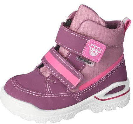 RICOSTA Mädchen Winterstiefel Flori, Kinder Lauflernschuhe, Weite: Mittel, lose Einlage, Sympatex, waschbar,vegan, Merlot/Purple (340), 28 EU