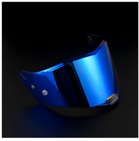 SZSMHL Helmvisier, Compatible with L-S-2 FF805 Helm Visier Objektiv Integralhelm Motorradhelm Zubehör Visierbrille(Blue)