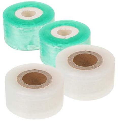 Housoutil Selbstklebendes Veredelungsband Für Obstbäume Pflanzenveredelungsband Dehnbar Transparent 4 Rollen Für Garten Und Floristik