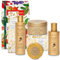 Erbolario - Bouquet d' Oro - Confezione regalo in scatola originale (1 bagnoschiuma da 250 ml,1 crema corpo da 250 ml,1 profumo da 50 ml, 1 sapone da 100 gr)